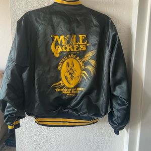 Souvenir Retro Baseball Jacket “Busted Ranch”